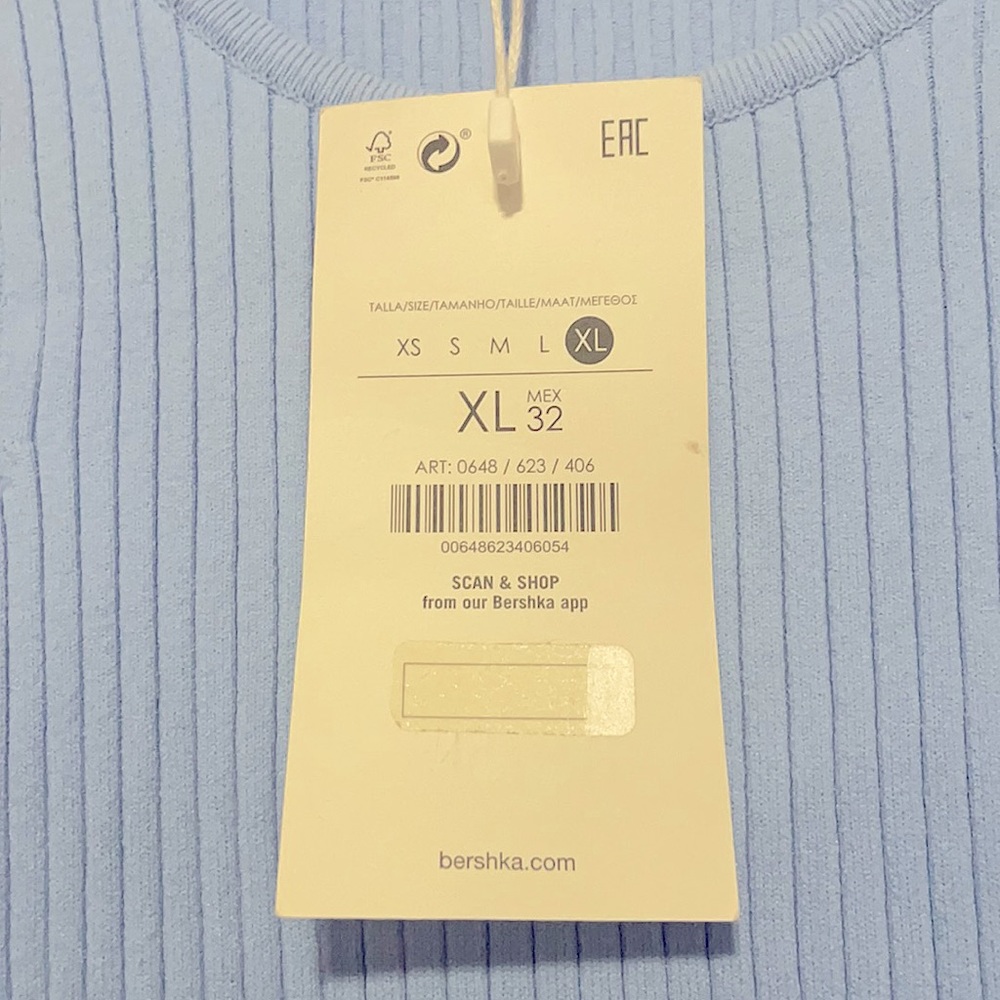 Bershka Racerback Ribbed Midi Dress - Picture 5 of 5